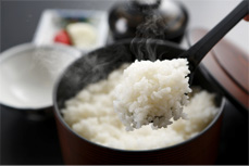 望川館のお米の写真