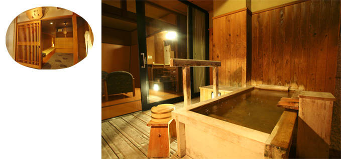露天風呂付客室　川の寮四季彩の写真4