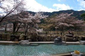 4月5日の男性野天風呂